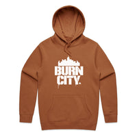 BURN CITY - Copper Heavyweight Hoodie - Size XL Only